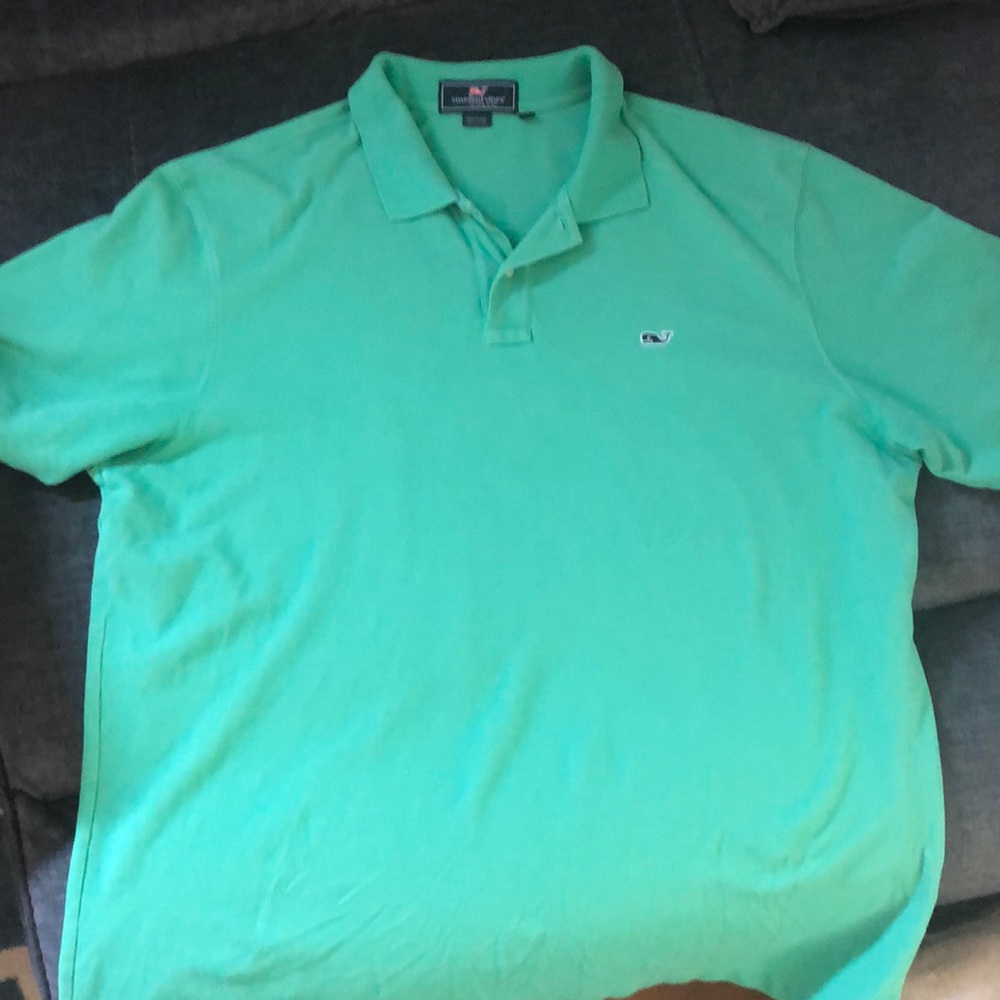 Vineyard Vines green polo